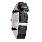 Chronotech Black Leather Dress Watch